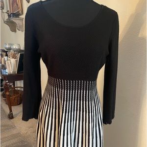 Black and White knot dress